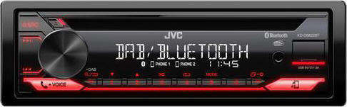 JVC USB/CD/CD-R/CD-RW/MP3/WMA/WAV/FLAC/DAB lejátszó KD-DB622BT